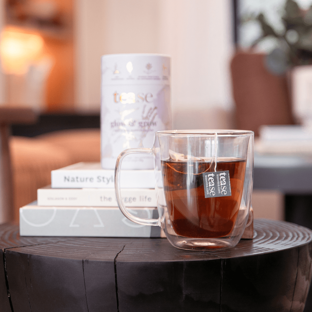 Tease | Wellness Tea Blends + Accessories – Chá de saúde/Detox por atacado – Chá Herbal Glow & Grow | Beleza para cabelo, unhas e pele3