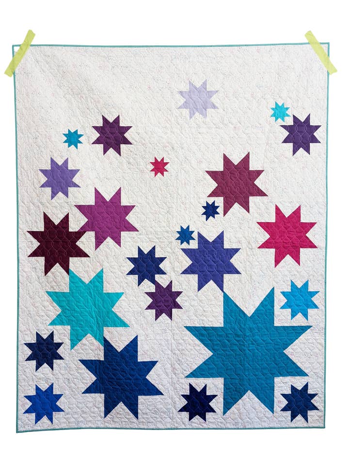 Vela PAPER Quilt Pattern for wholesale by Slightly Biased Quilts