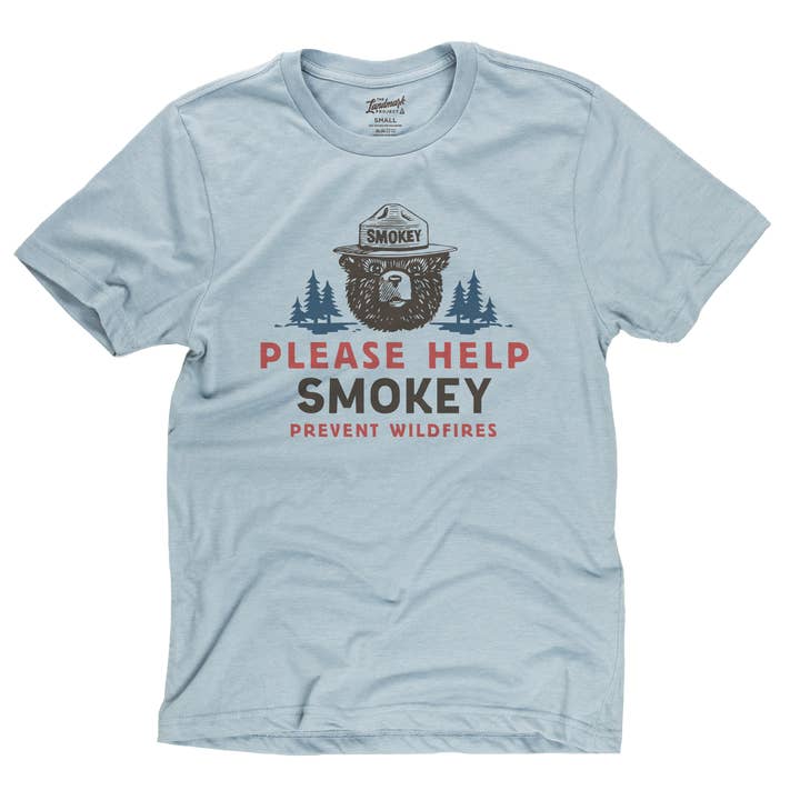 The Landmark Project - Wholesale Screen printed t-shirt – unisex - Please Help Smokey Tee4