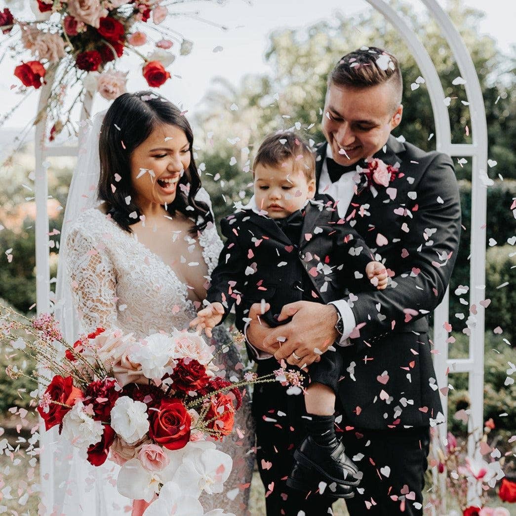 The Whole Bride - Wholesale Confetti - The Confetti Bundle - Heart (Confetti + Cones)2