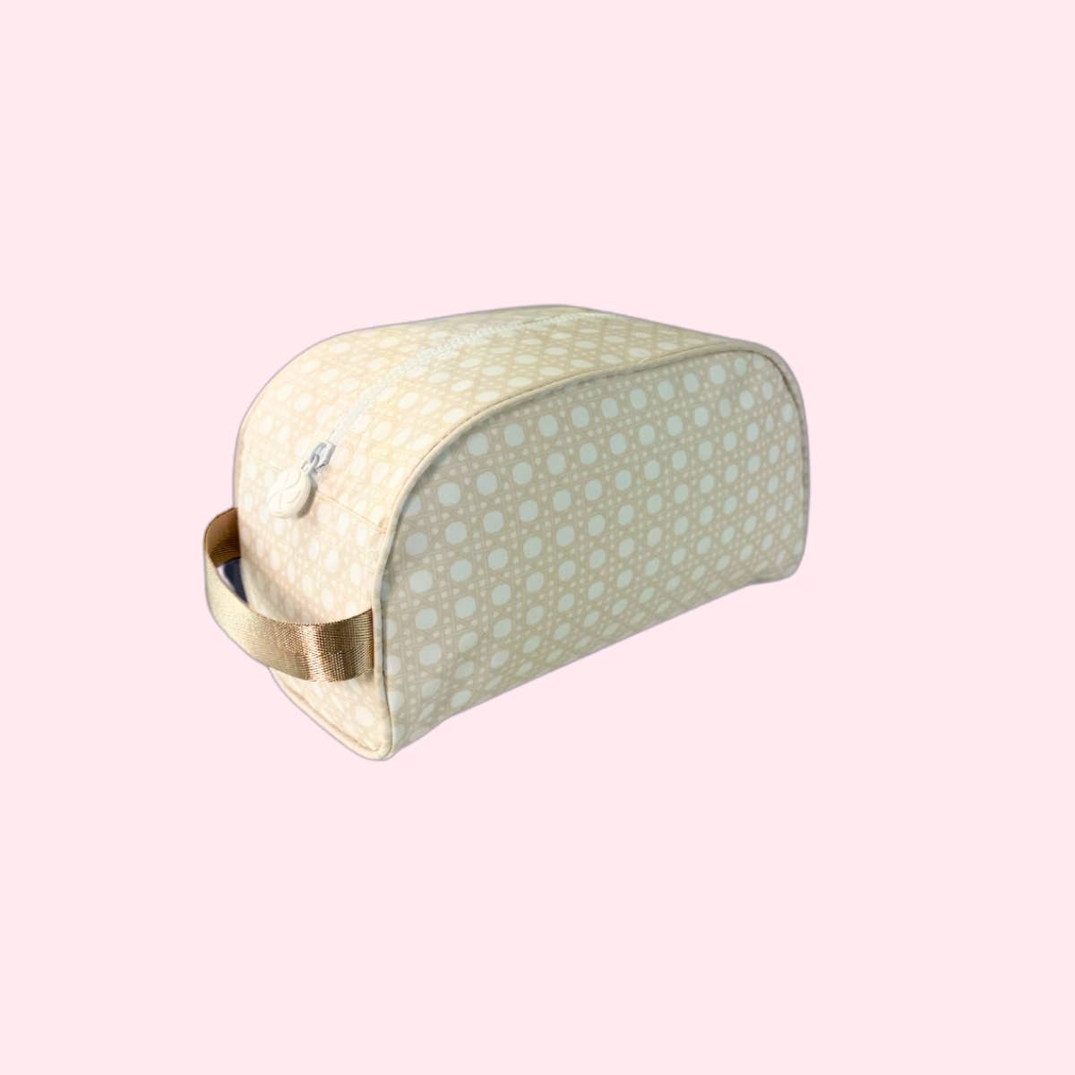 Mint - Wholesale Toiletry Bag - Women's - Champagne Bungalow ~Glossy~ Traveler | Mint