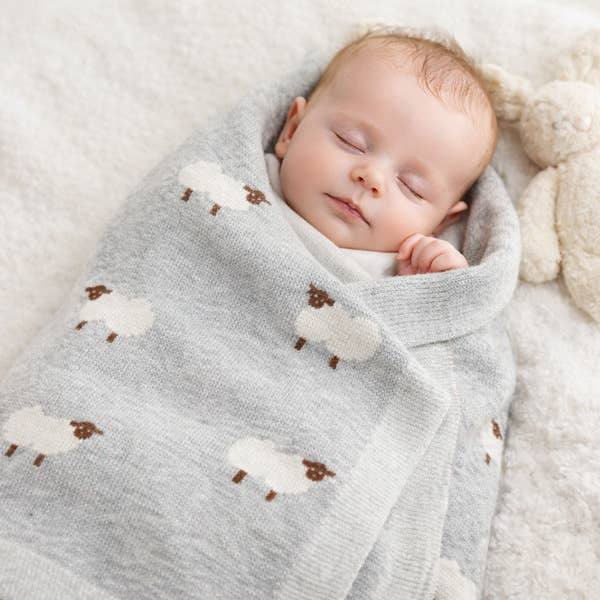 Little Sheep Blanket 100% cotton for wholesale by Minutus