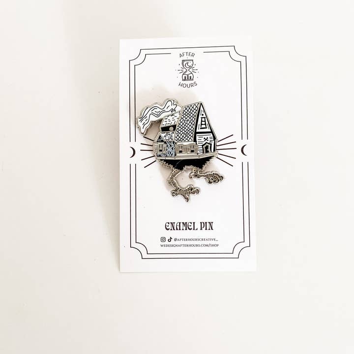 After Hours Creative - Wholesale Lapel Pin/Button - Baba Yaga Hard Enamel Pin2