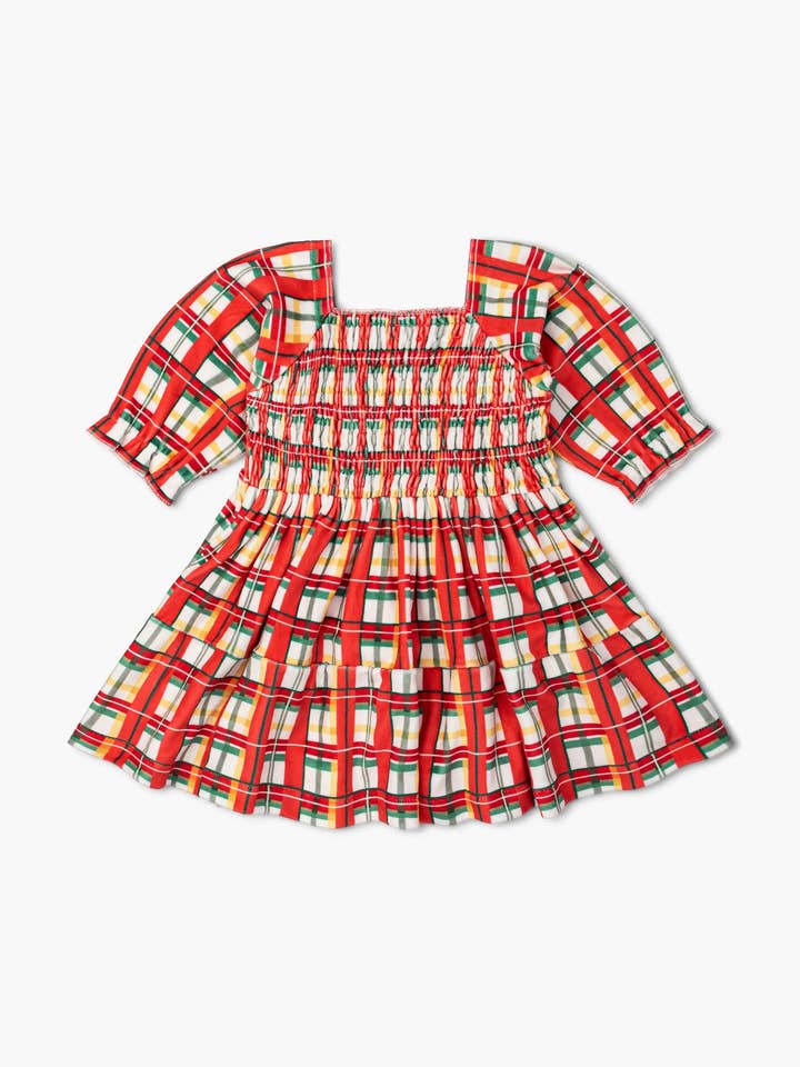 Festklänningens velourliv_Holiday Plaid för wholesale av Monica + Andy