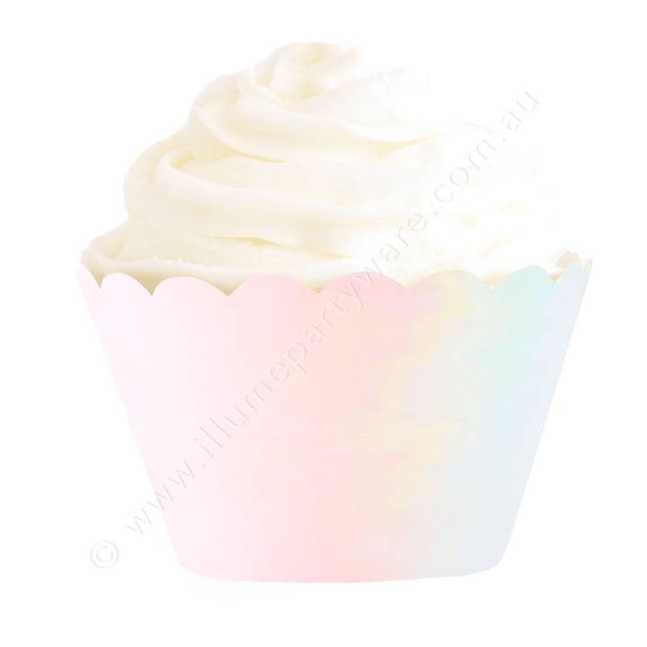 Illume Partyware - Wholesale Cupcake/muffin liner - Iridescent Foil Cupcake Wrapper - Pack of 12