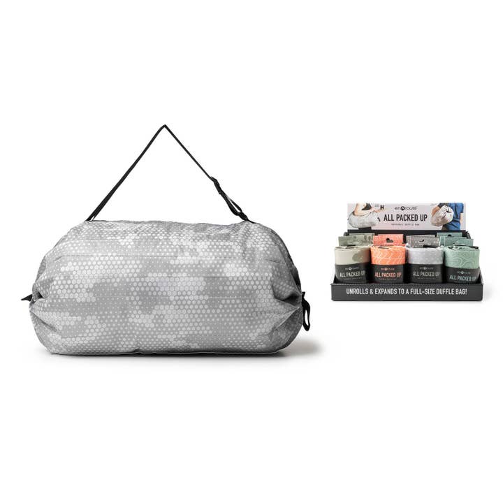 En Route All Packed Up Portable Duffle Bags and other Purchase Wholesale sacs en polypropylène. Free Returns & Net 60 Terms on Faire trending on Faire.