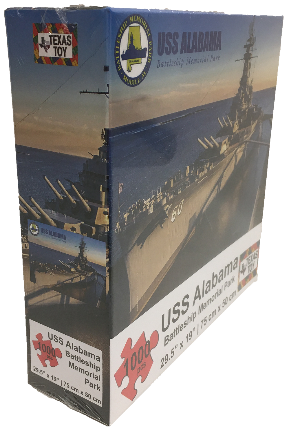 Texas Toy Distribution - Wholesale Puzzle - Adult - USS Alabama Battleship Cardboard Puzzle 1000 Pcs2