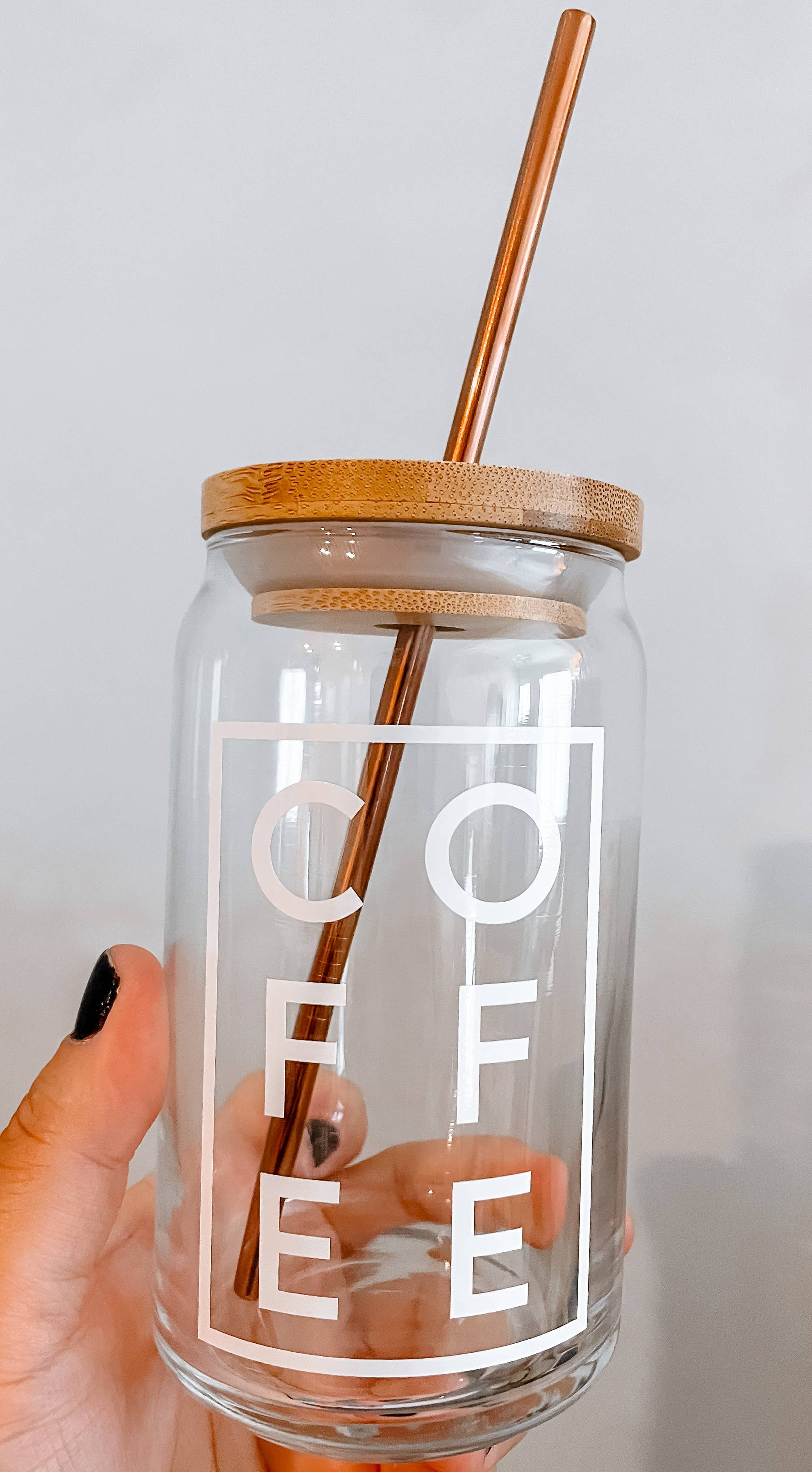 Wild Souls Co - Wholesale Drinking Glass/Cup - COFFEE Block Can Glass Mug2