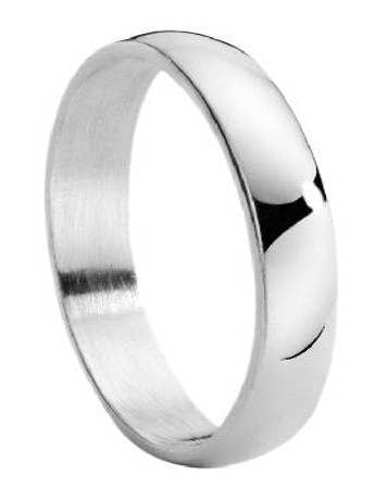 Men's Stainless Steel Wedding Band with Domed Profile for wholesale by Just Mens Rings