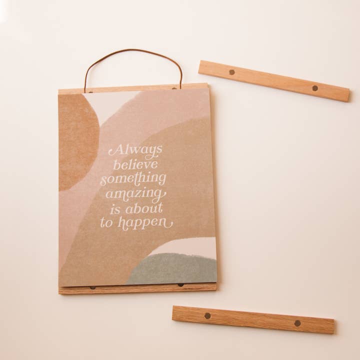 The Anastasia Co - Wholesale Picture Frame - 8" Magnetic Wood Print Frame3