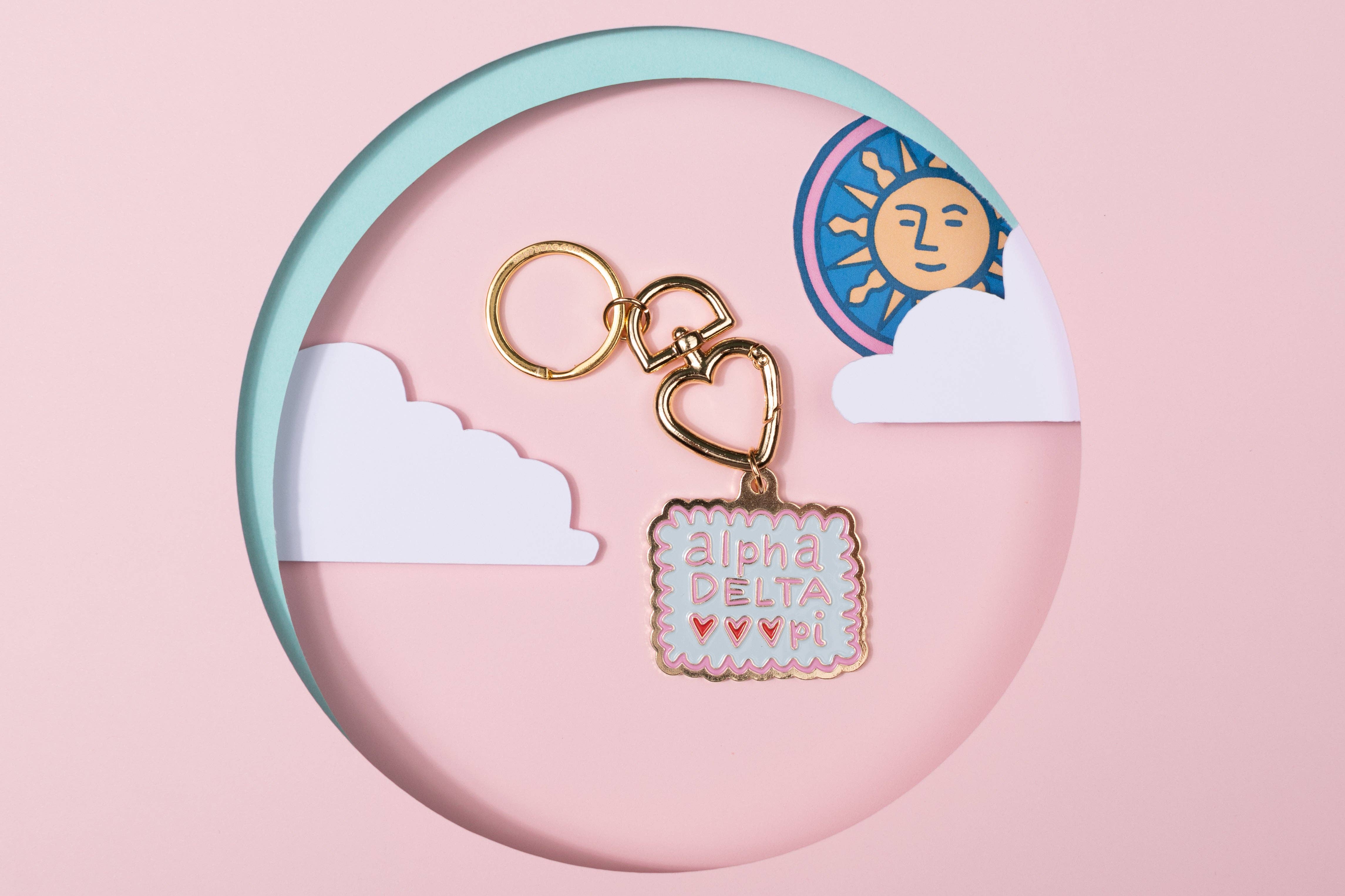 Swag - Wholesale Keychain - Women's - Sorority Travel Enamel Keychain1