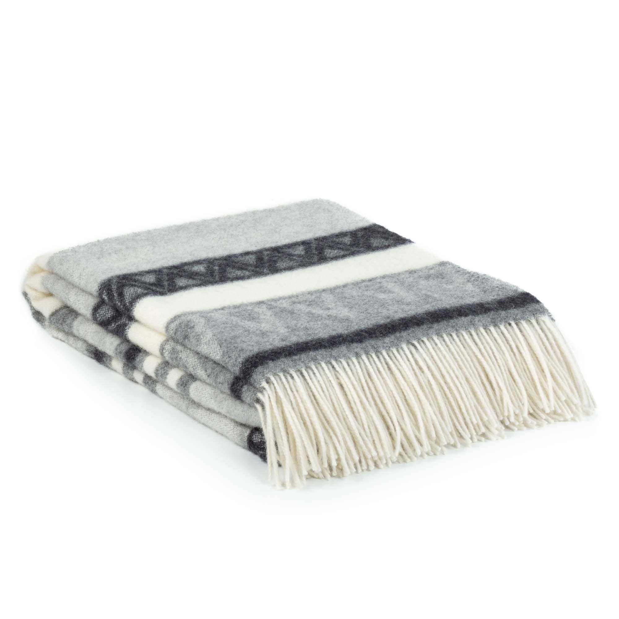 MoST - Wholesale Throw Blanket - Wool Throw Blanket TRIANGEL gray0