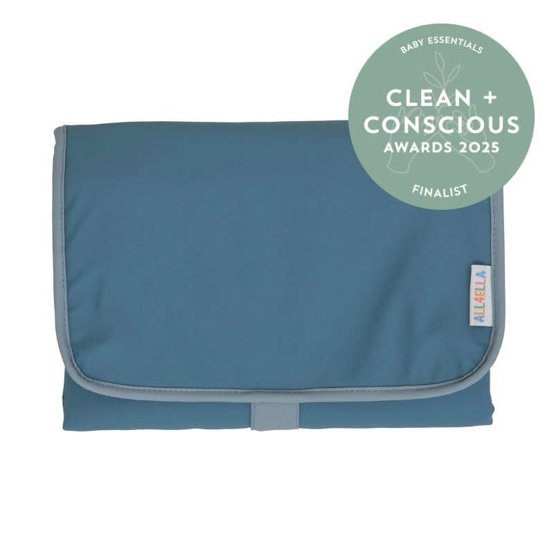 All4Ella - Wholesale Luierrugzak/tas - Baby - Gerecycleerde Wisselportemonnee - Blauw