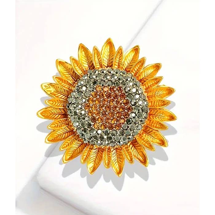 Jewelry Max - Wholesale Brooch - ( #MIX29 ) SUNFLOWER BROOCH