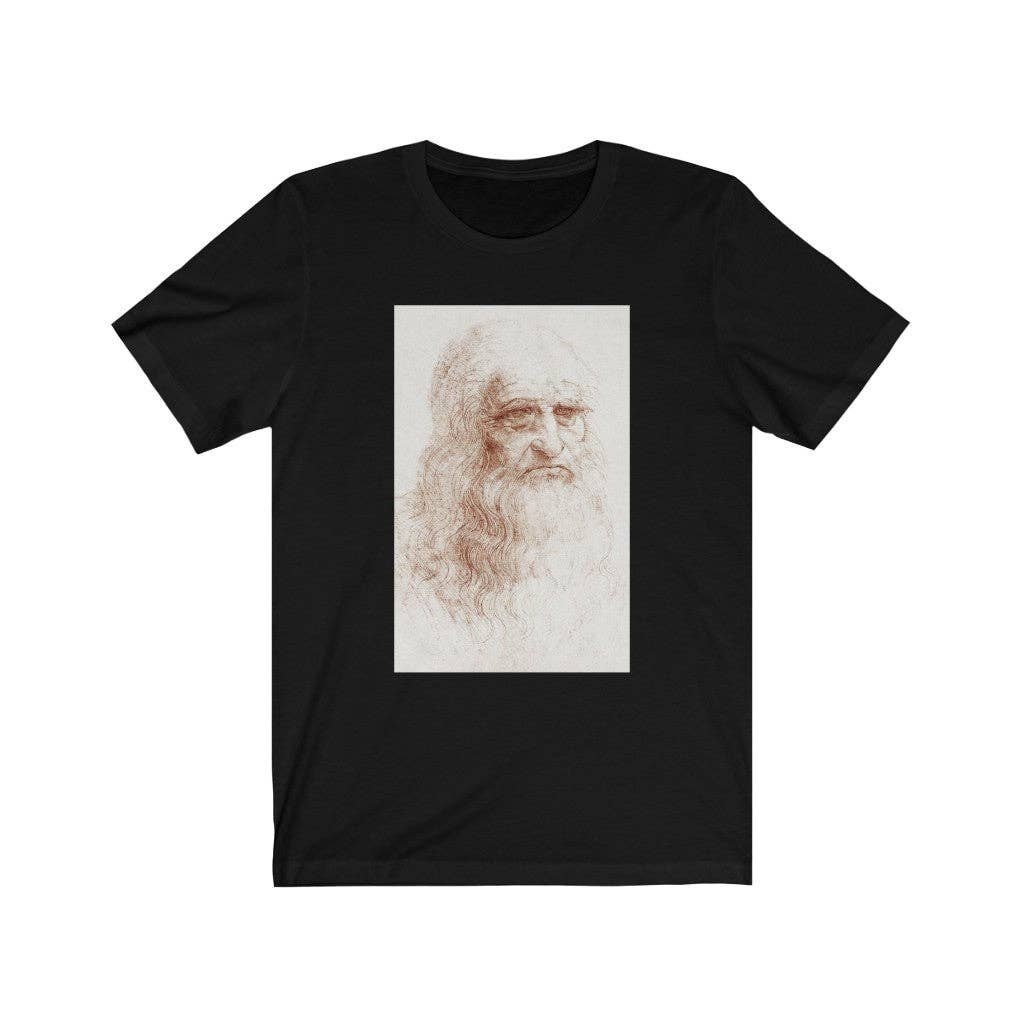 Random Pieces of 8 – wholesale Grafisk T-shirt - Unisex – Leonardo da Vinci T-shirt1