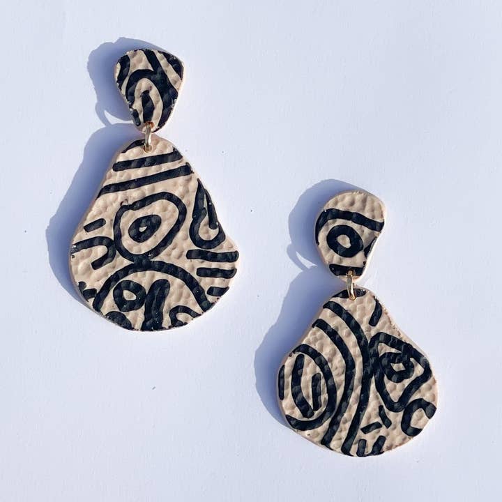 hand-cut line dangles for wholesale by The Color Theory