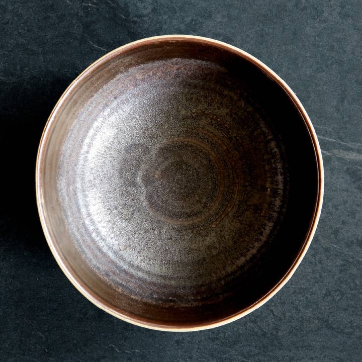 Akita Stoneware Bowl - Copper for wholesale by Stone + Lain