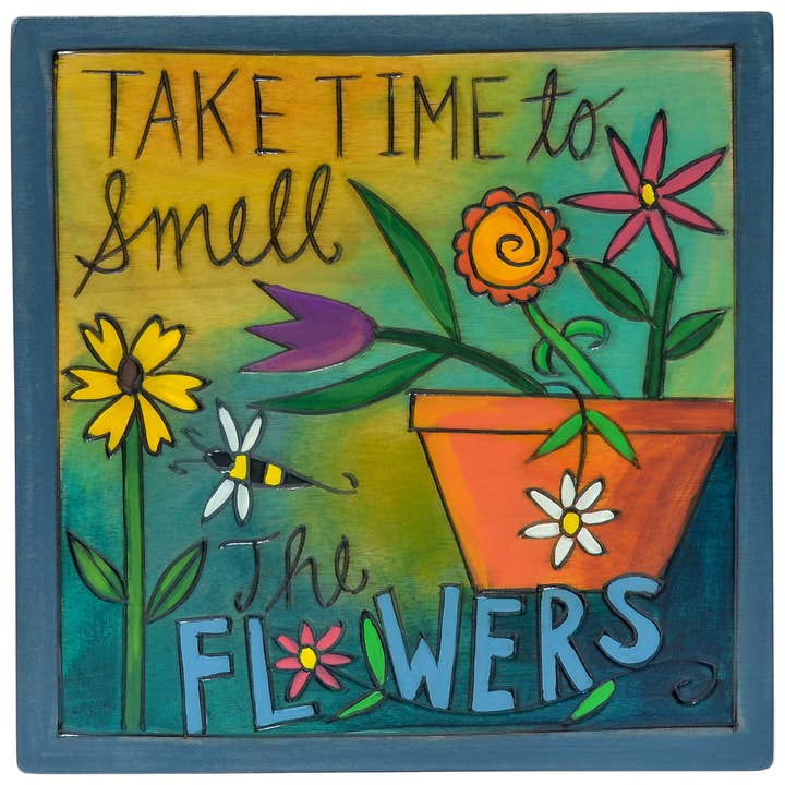 Sticks - Wholesale Plaque - Handmade 7"x7" Wall Plaque