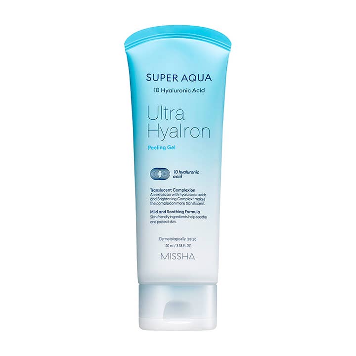 MISSHA Super Aqua Ultra Hyalron Peeling Gel 100ml for wholesale by Exod International