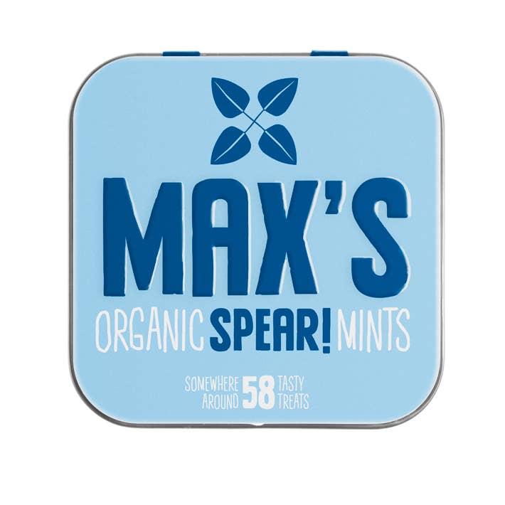 Max's Organic Mints - Wholesale Mints - Max’s Organic Spear Mints - 35gr