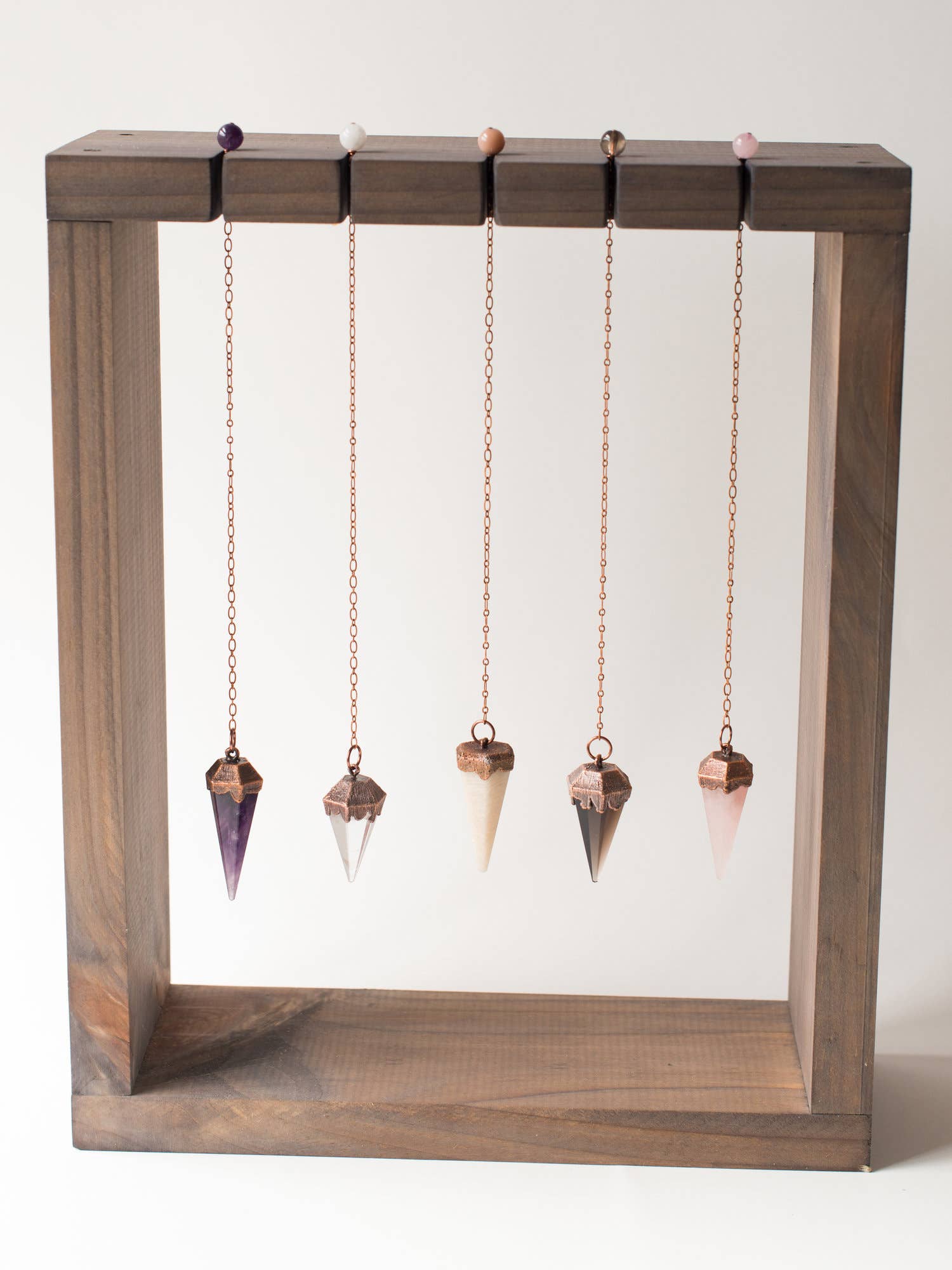 The Cyprus Cabinet - Wholesale Meditation Supplies - Pendulums | Copper + Crystal0