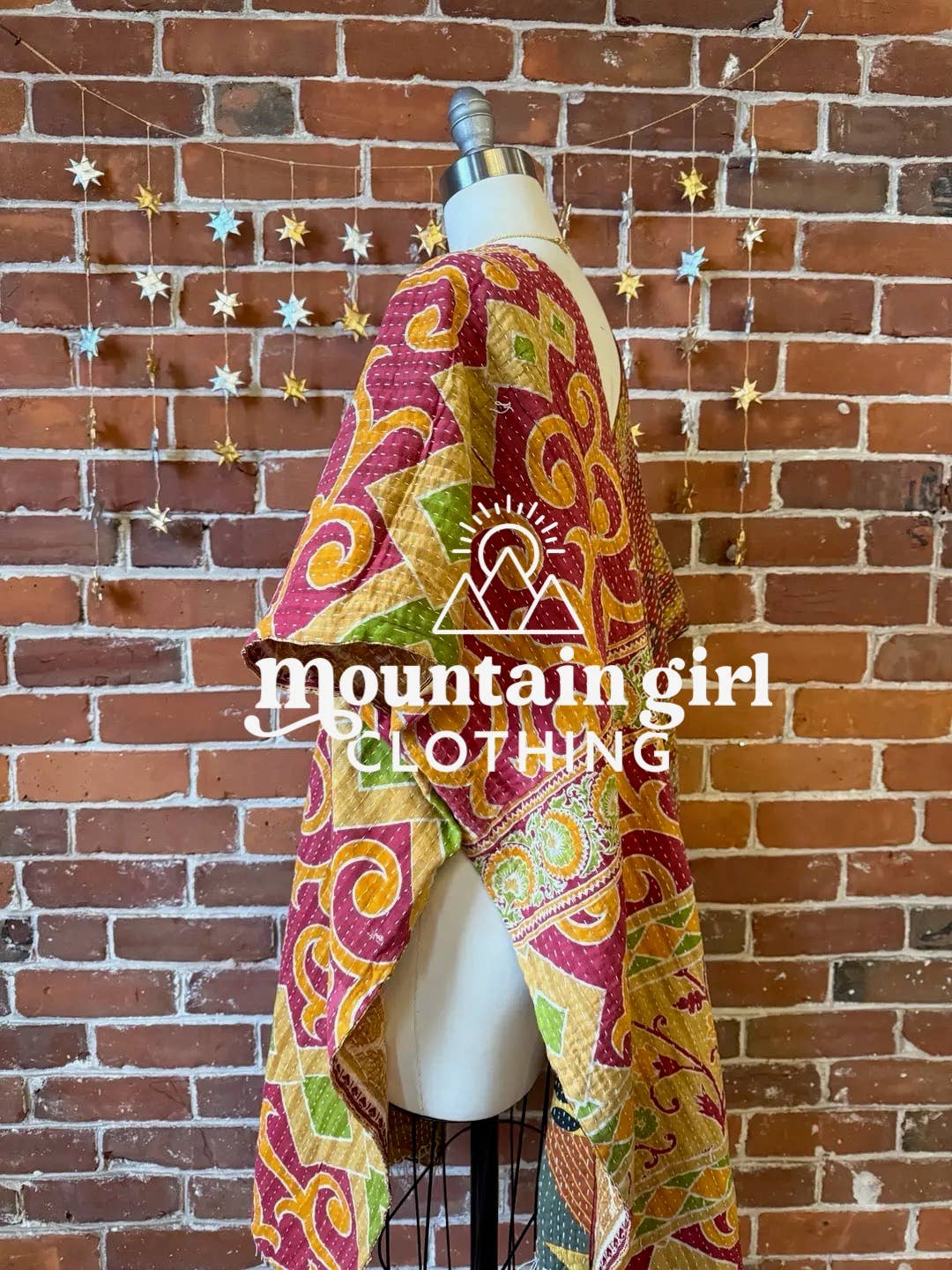 Mountain Girl Clothing - Wholesale Tunic - Women's - Reversible Long Kantha Tunic - One of A Kind2
