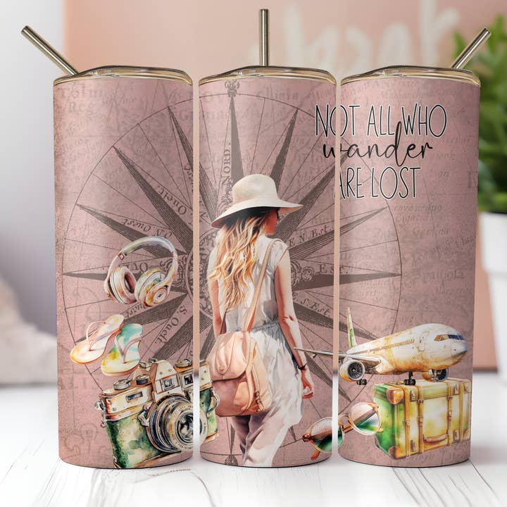 Pas tous ceux qui errent ne sont perdus #4 | Gobelet pour la vente par Designs by Robyn