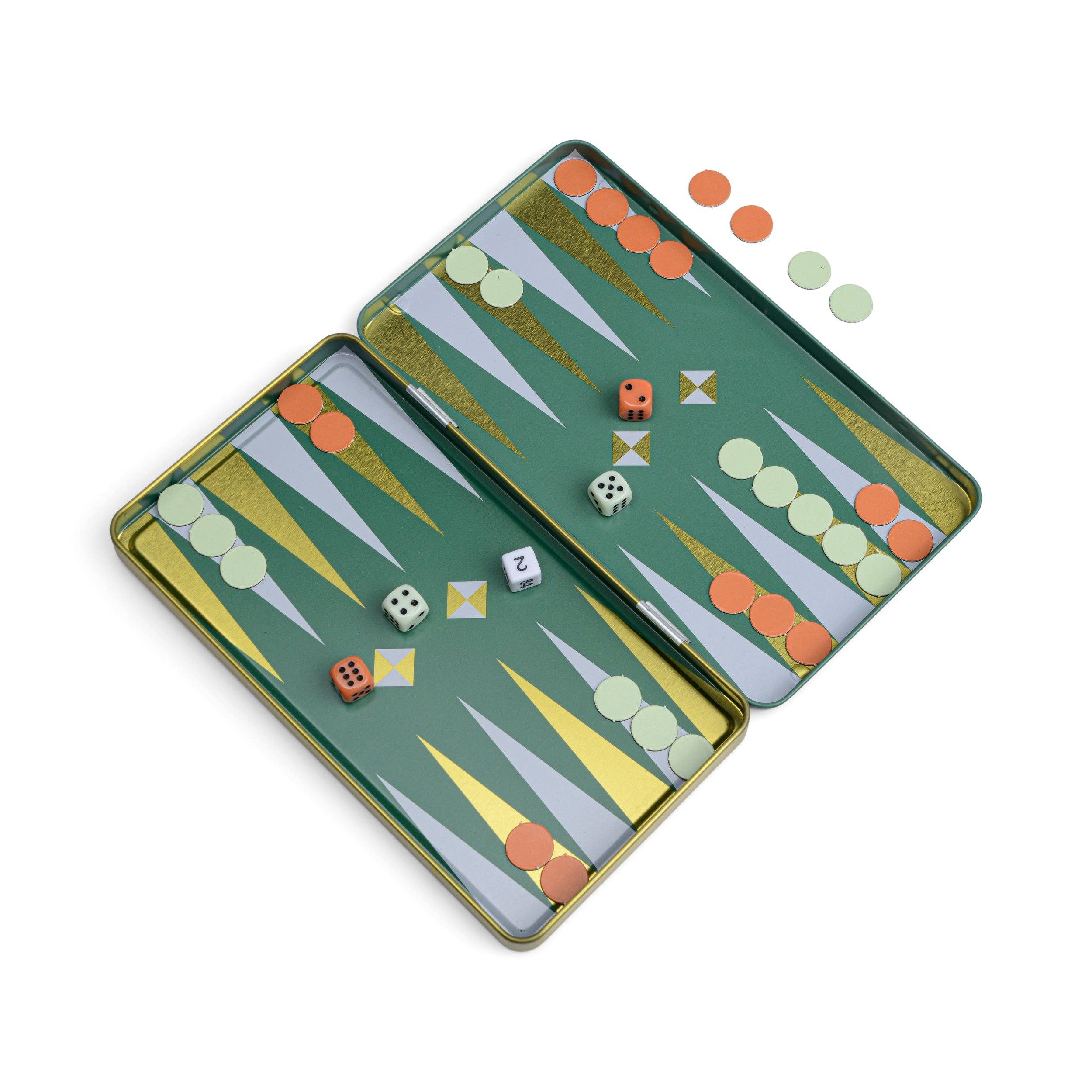 Designworks Collective – wholesale Board game – Gentlemen's Hardware Travel Backgammon4