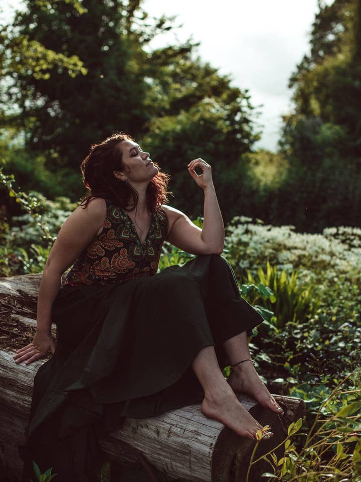 Organic Cotton full length gypsy skirt for wholesale by Emma's Emporium