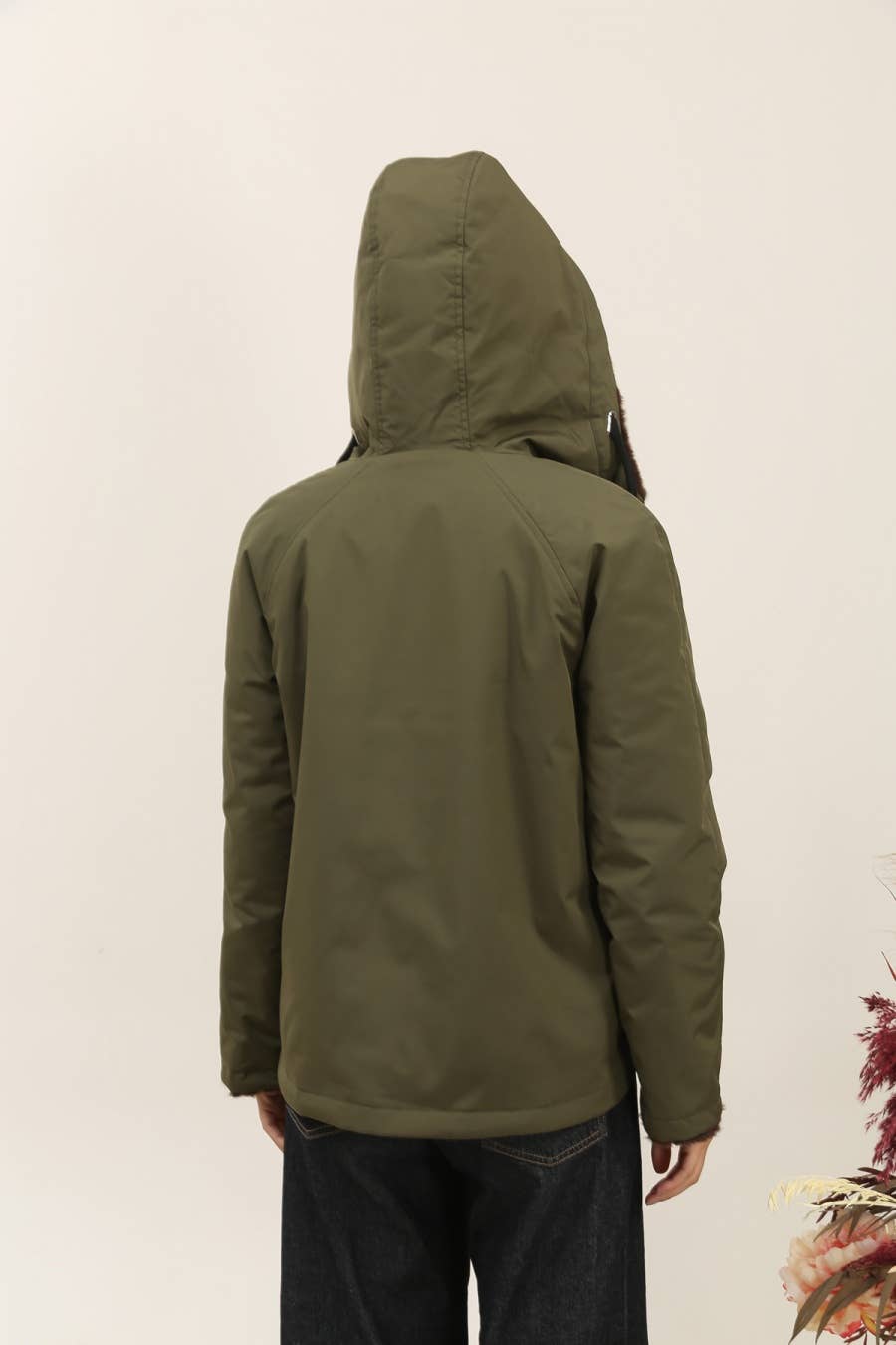 Attrait Paris - Wholesale Parka - Women's - Short hooded parka, reversible fur22