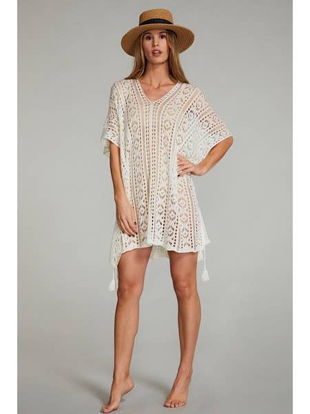 Miss Sparkling - Wholesale Swim Cover Up - Women's - Crochet Swim Cover-Up