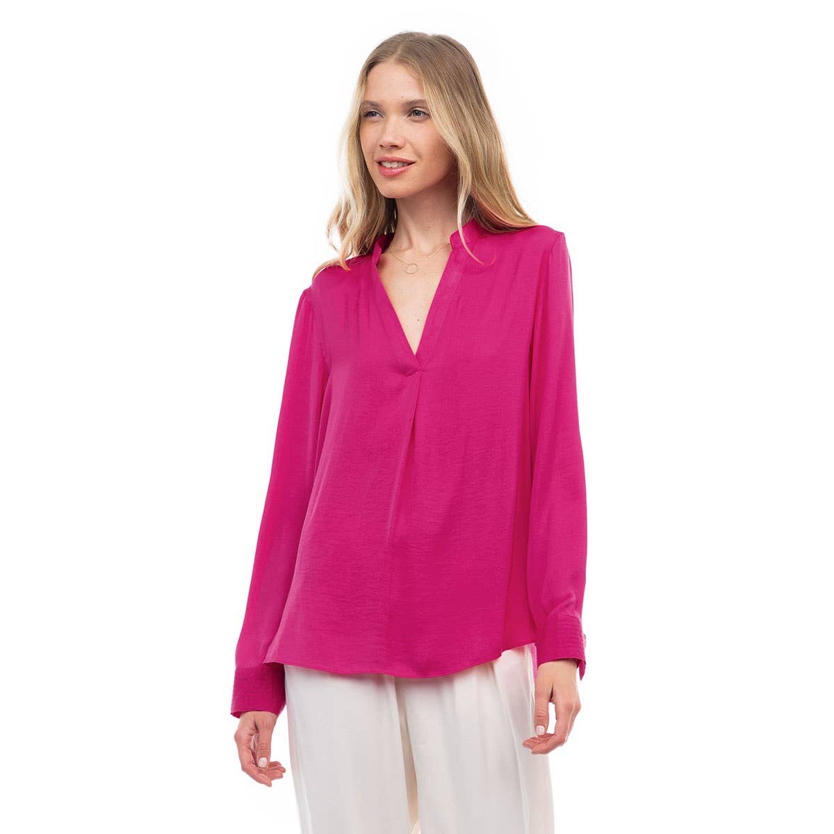 Naked Zebra – Großhandel Bluse – Damen – Bluse mit Kragen5