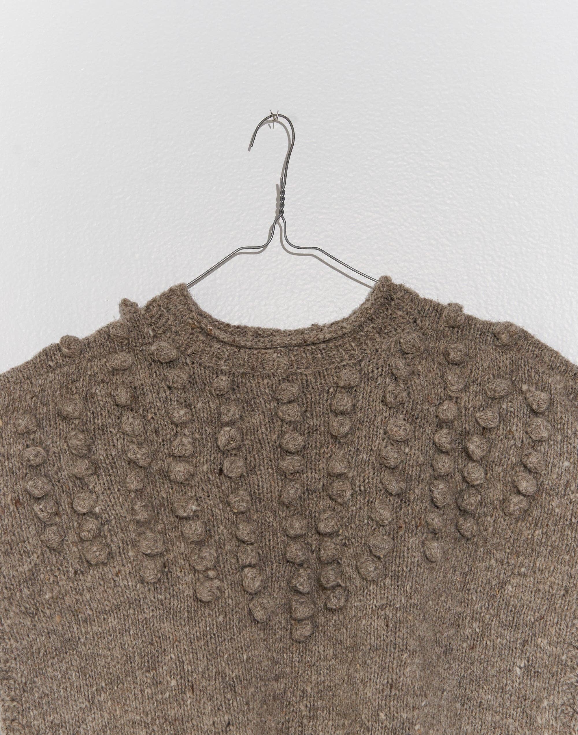 World of Crow llc - Wholesale Knit Sweater - Women's - Cropped brown sweater3