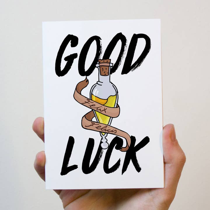 Harry Potter Held og lykke kort for engroshandel hos Freckle and Specs