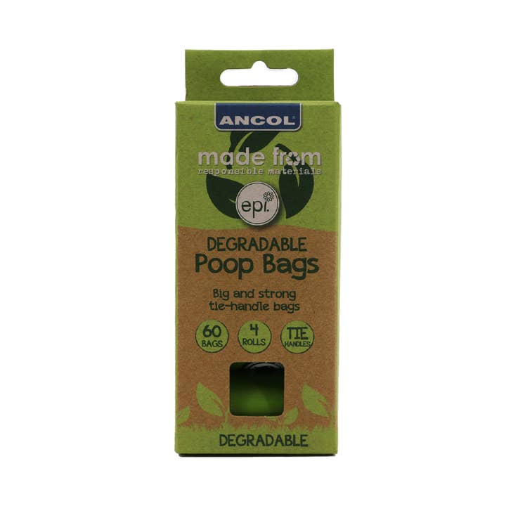 Refill Poop Bag Rolls 4x15 Bags 12 Pack for wholesale by Ancol Pet Products Ltd
