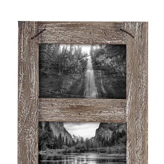 Foreside Home & Garden - Wholesale Picture Frame - Distressed Picture Frame Nail Accents Holds 5 4x6 Photos