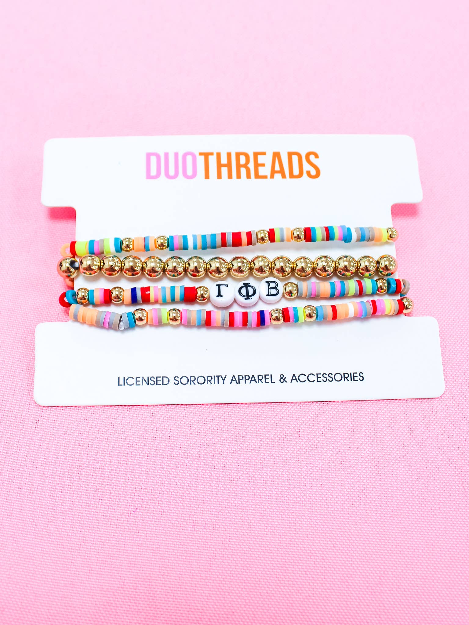 Duo Threads - Wholesale Jewelry Set - Miley Sorority Bracelet Stack13