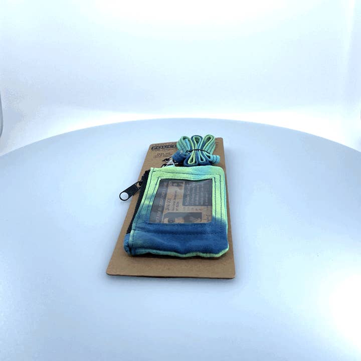 Novelty Brands - Wholesale Retailer Display - Accessories - Credit Card Pouch Lanyard Tie Dye Assortment - 6/Display1