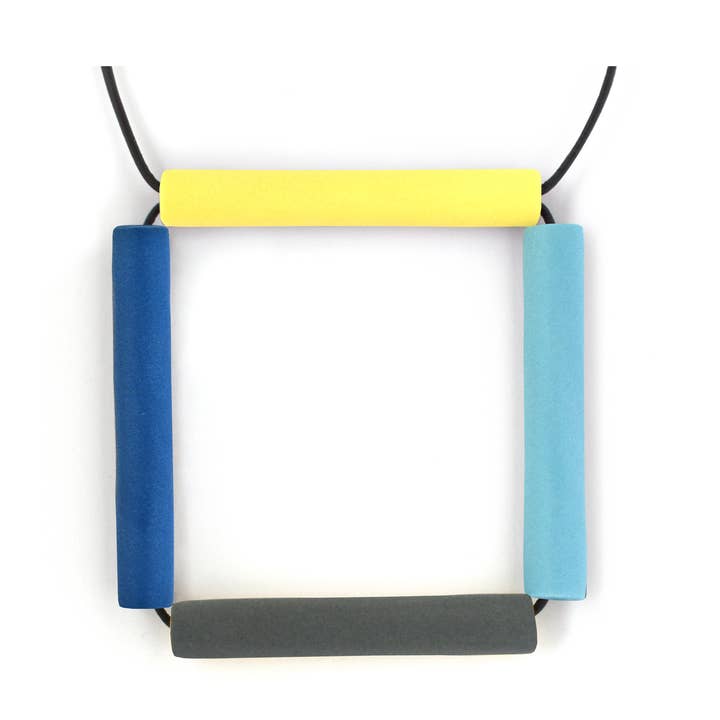 PORCELAIN FRAME NECKLACE for wholesale by FRANCESCA VERARDO CERAMICS