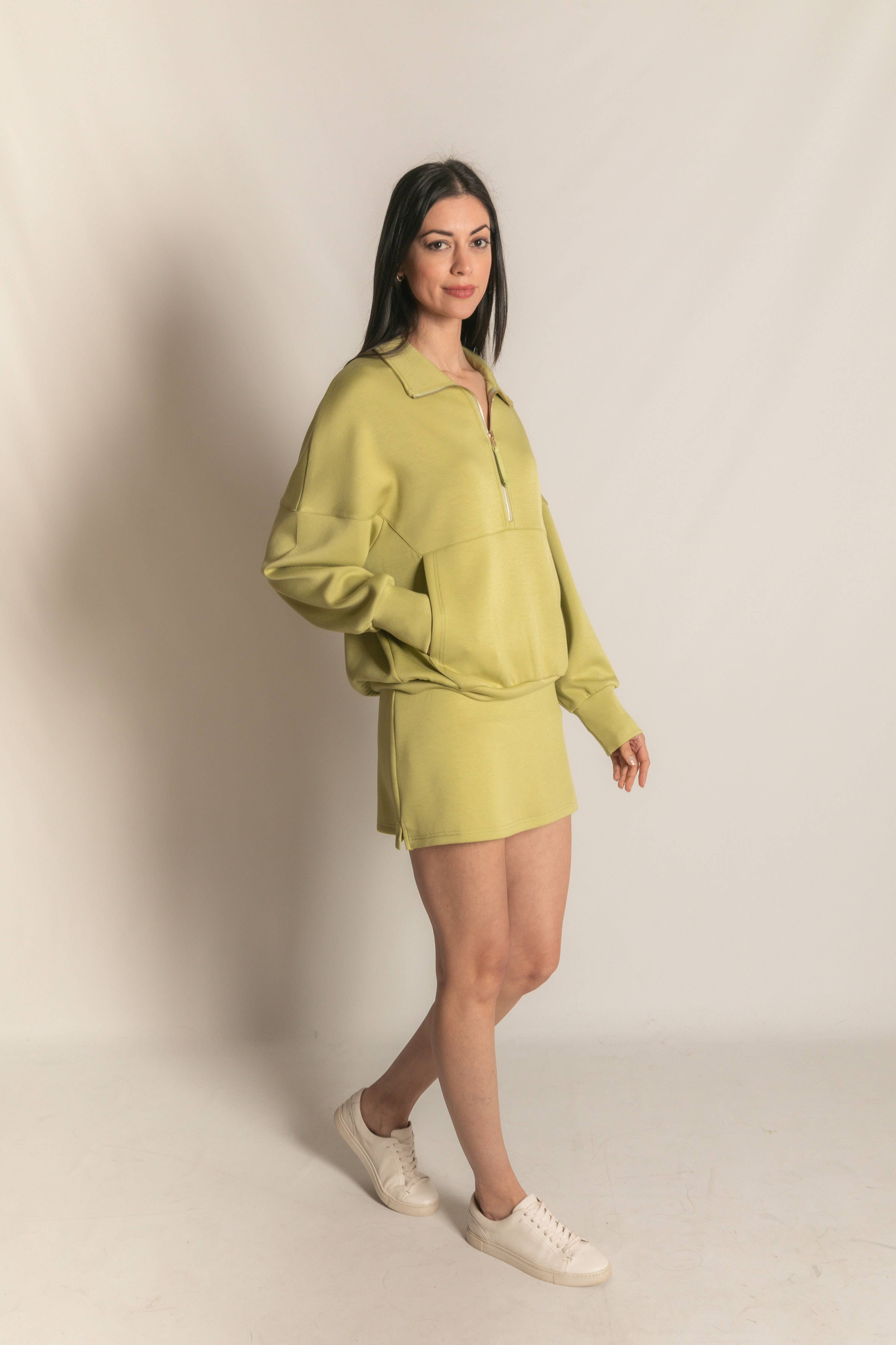 P. CILL - Vente Sweat-shirt – femme - Pull zippé P. CILL Butter en modal56
