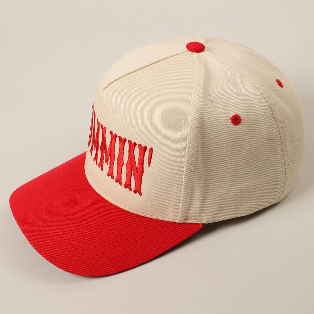 Fashion City – wholesale Trucker hat – Unisex – MOMMIN' Letter Embroidery Two-Tone Trucker Hat18