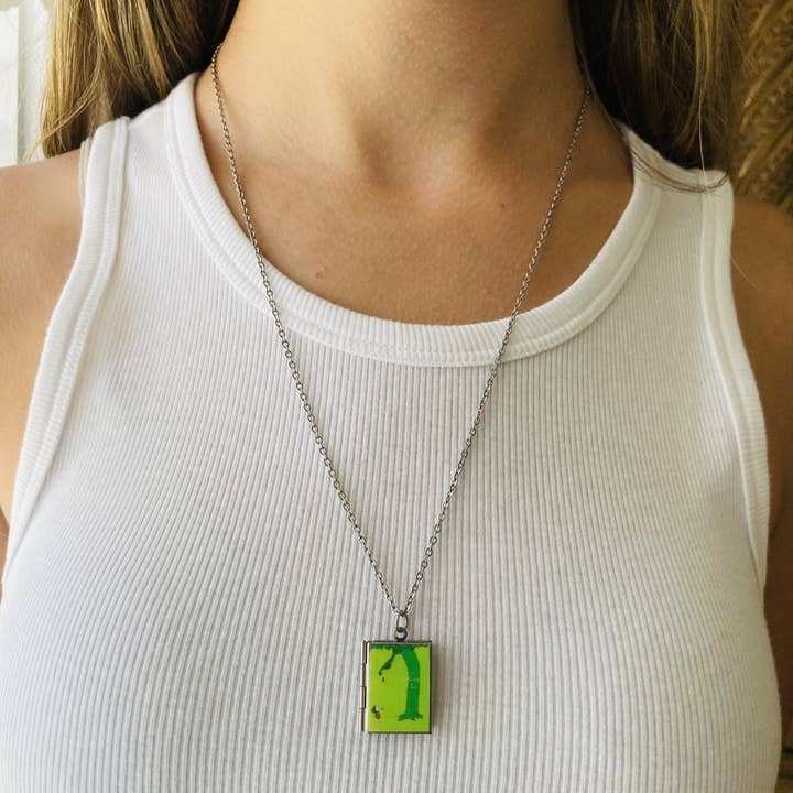 Marshall and Rose - Wholesale Locket Necklace - Book Locket The Giving Tree1