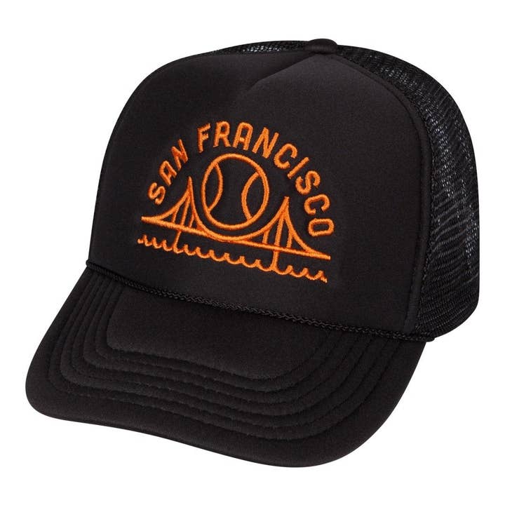 Culk - Vente Casquette de camionneur – unisexe - Casquette SF Baseball Trucker Noir1