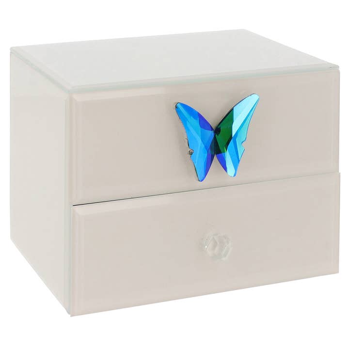 Azure Butterfly Jewel Box Drawers for wholesale by Joe Davies