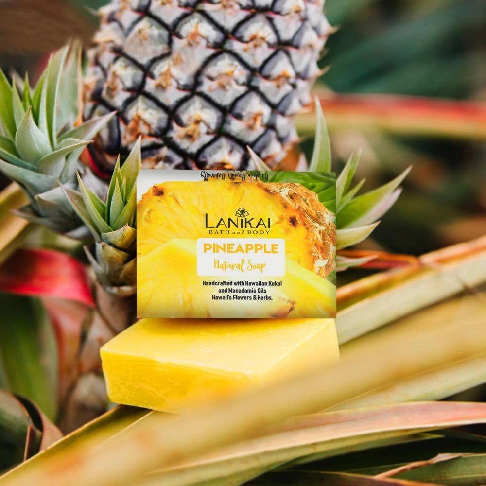 Lanikai Bath and Body - Wholesale Bar Soap - Natural Pineapple Soap