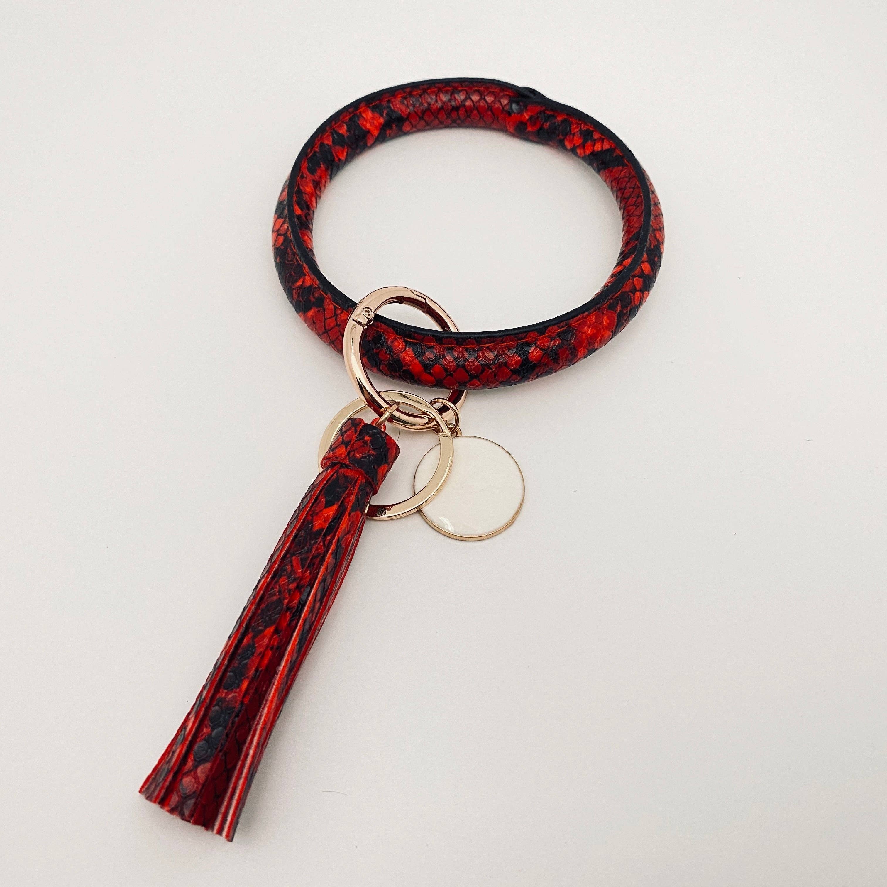 Mio Queena - Vendita all'ingrosso Bracciale portachiavi - Braccialetto portachiavi in pelle PU con serpente e serpente4