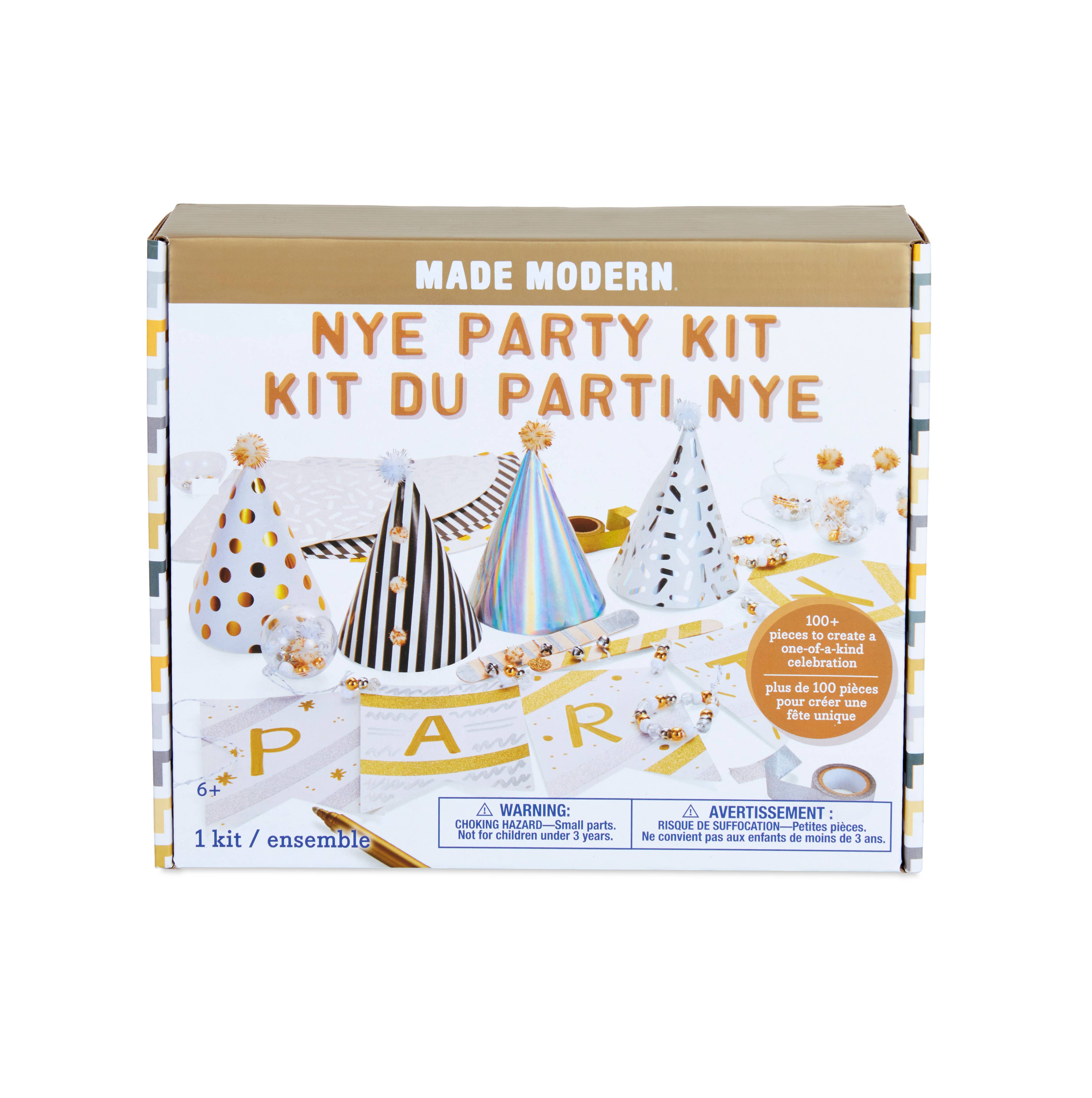 Kid Made Modern - Wholesale DIY Craft Kit - Kids - New Years Eve Party Kit
