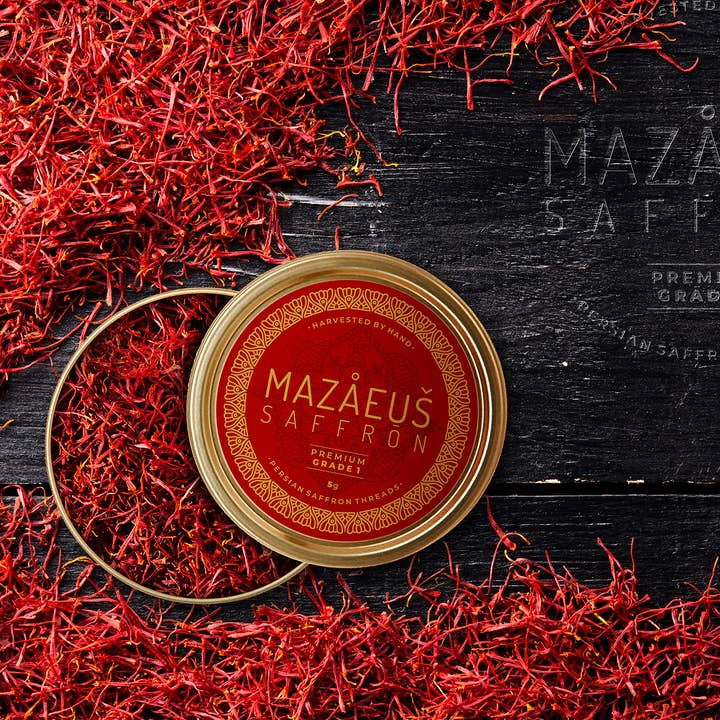 Mazaeus Saffron – wholesale Dried spice – Mazaeus Saffron - 5 gram