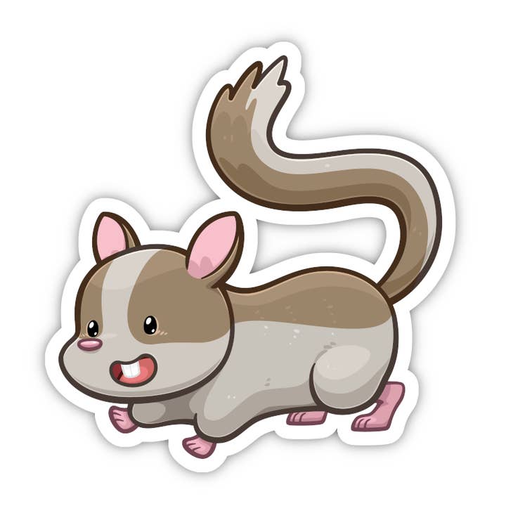 Gerbil Sticker | Cute Rodent Vinyl Sticker For Kids, Teens for wholesale by Vancity Stickers