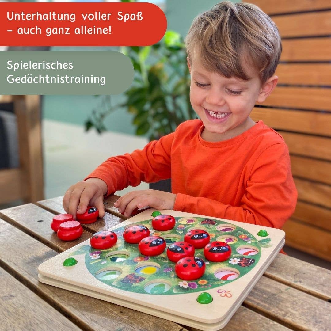 SCHMETTERLINE – Großhandel Holzspielzeug – Kinder – "Memolino" Holz-Memo-Spiel ab 3 Jahren1